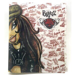 Bratz Binder - Bratz Rock Angels White/Red cover Kids 3-Ring Binder 1.5in